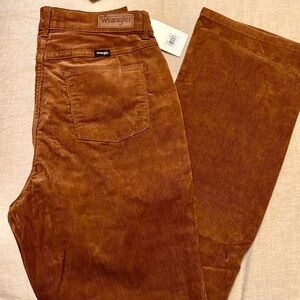 Wrangler Women's Rust Corduroy Bootcut Pants